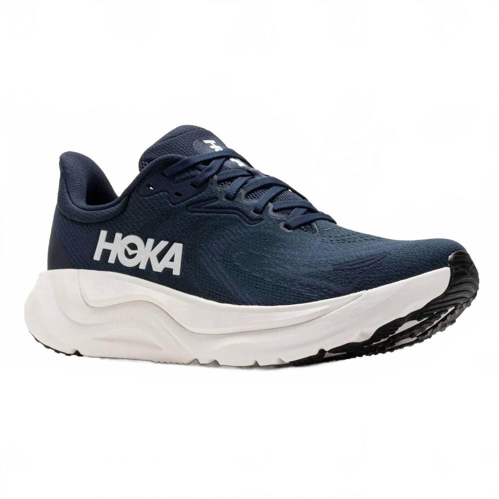 NEW HOKA men's arahi 8 running shoes wide 2e in varsity navy white